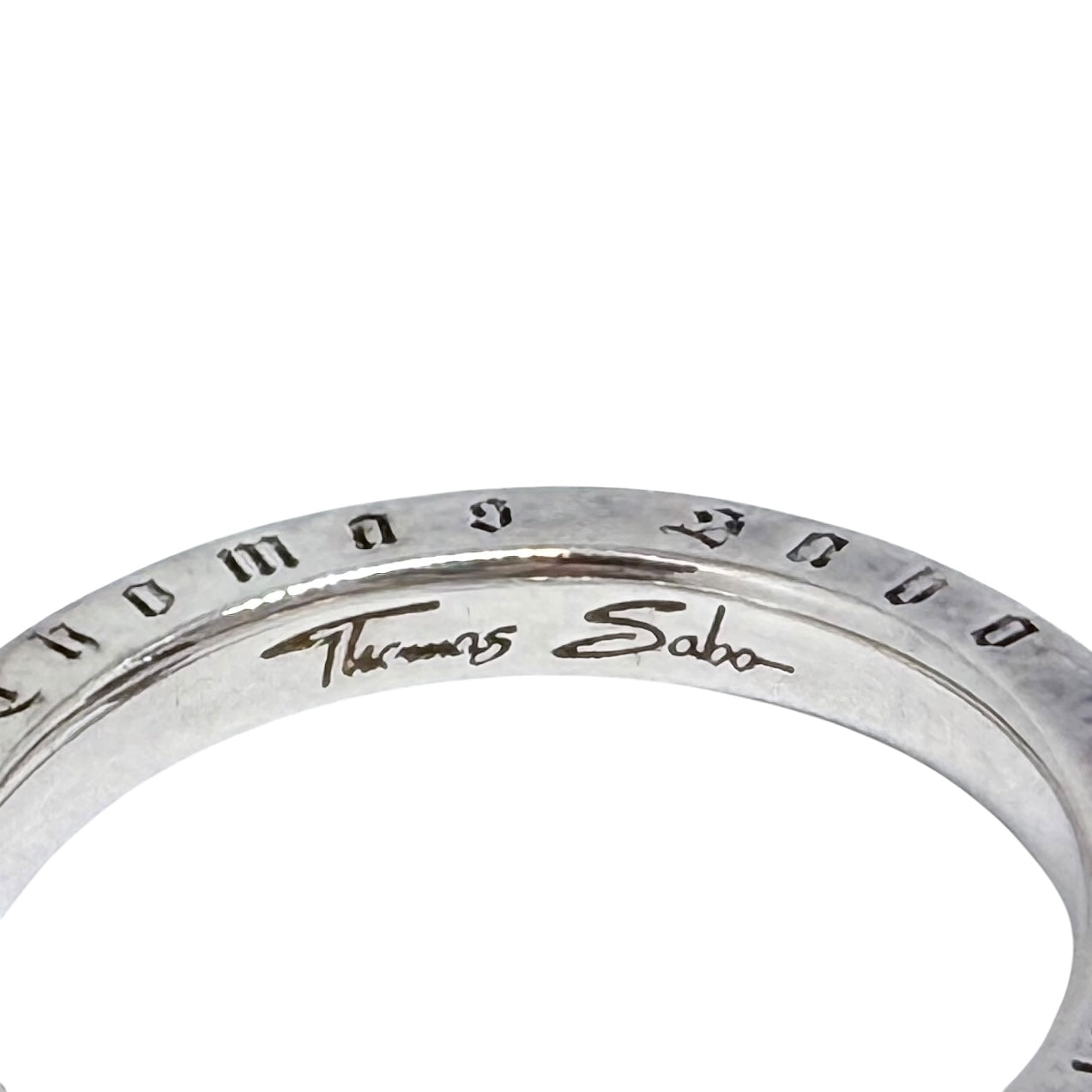 THOMAS SABO 黑水鑽 純銀 戒指