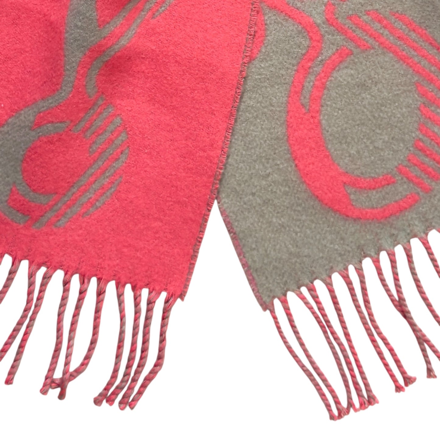 HERMES 純羊絨 茄士咩 圍巾