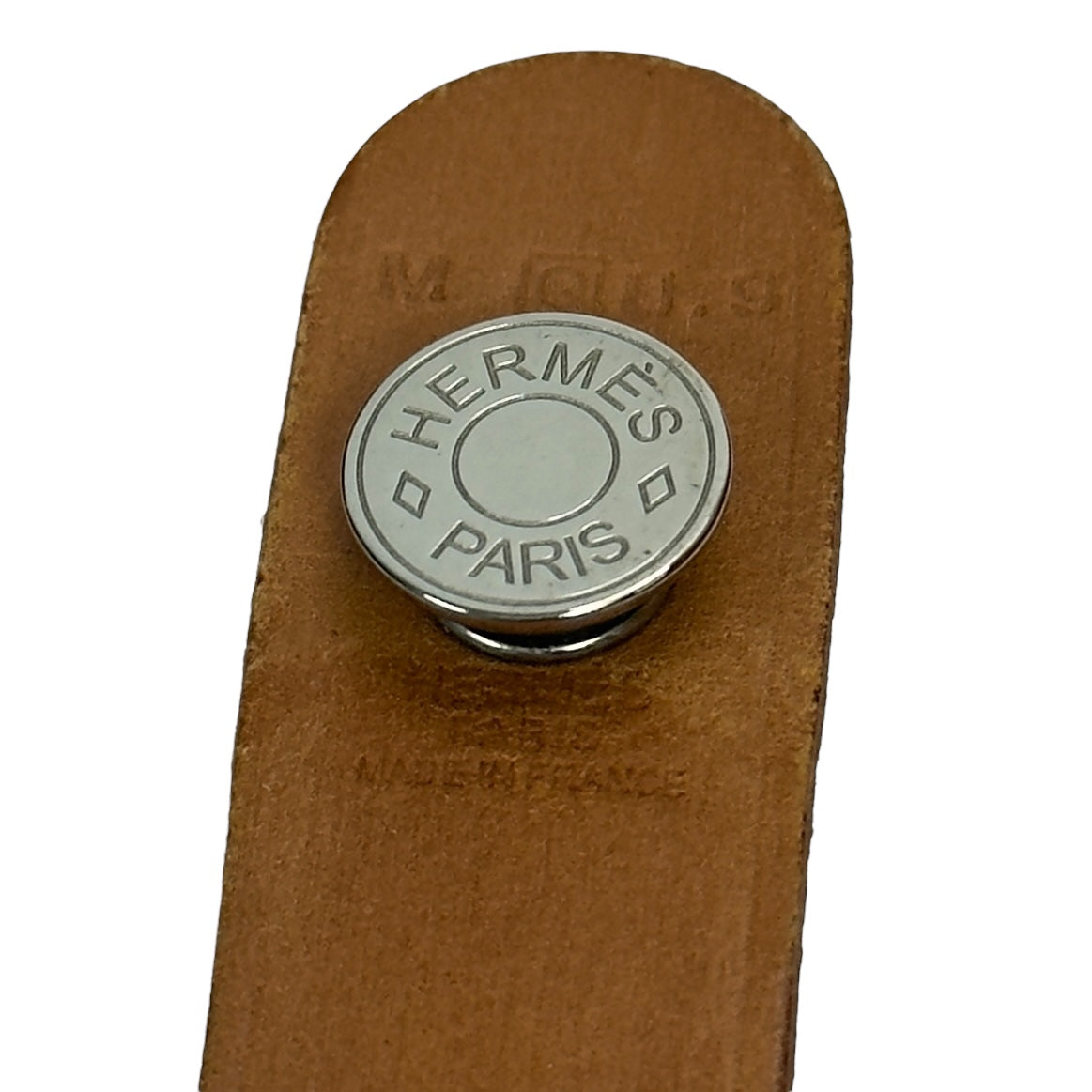 HERMES Clou De Selle 手帶 框Q刻