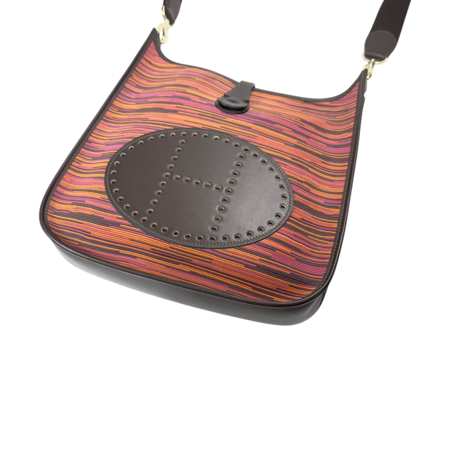 HERMES Evelyne 29 *極罕* 羊切皮 斜揹袋 框H刻