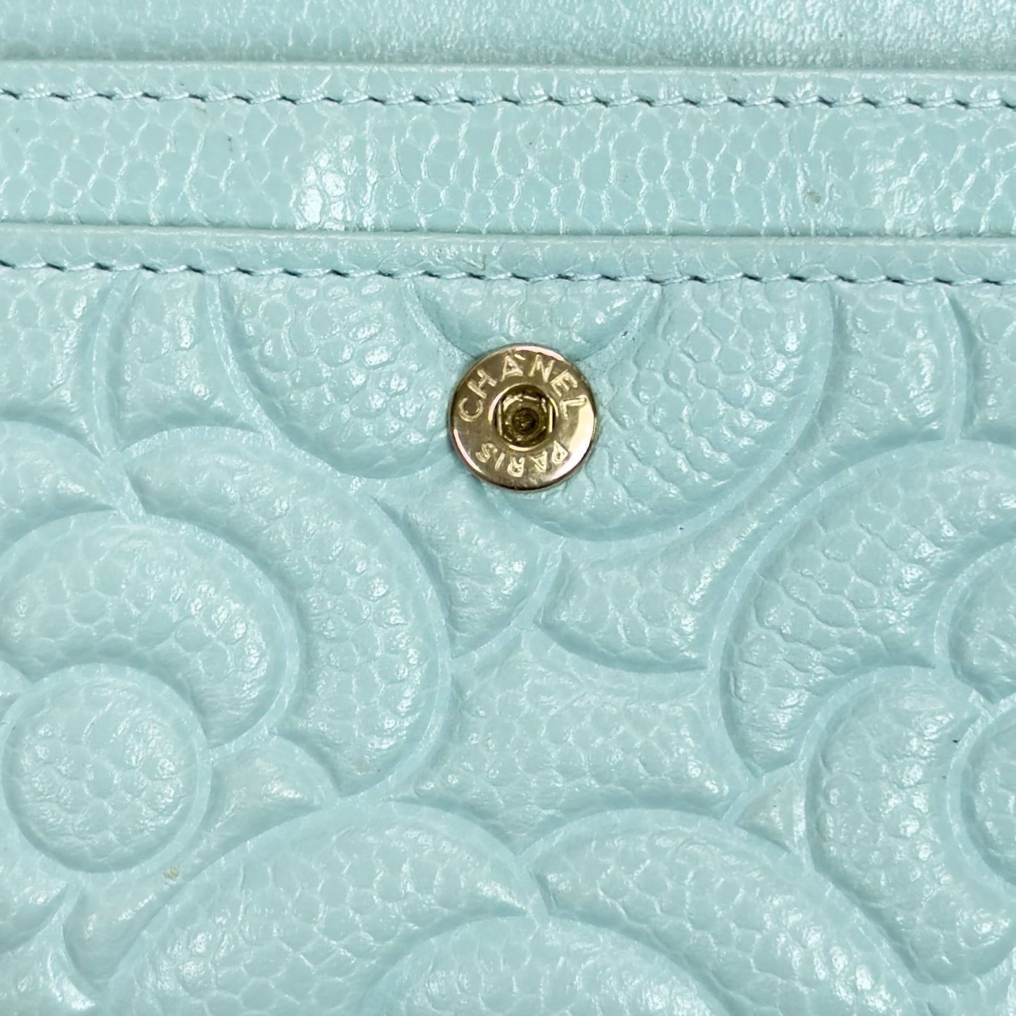 CHANEL CC 山茶花荔枝皮 卡包