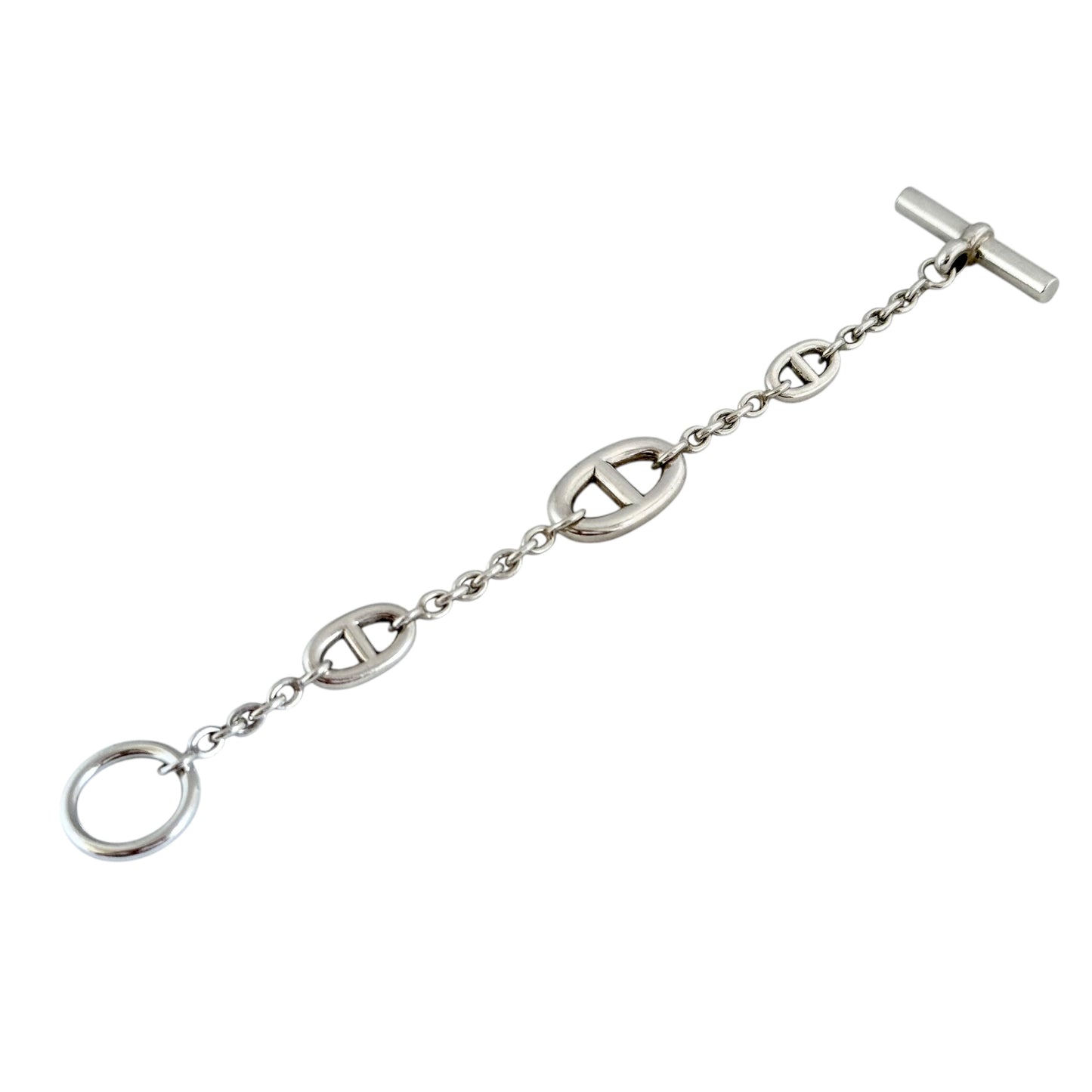 HERMES Farandole 豬鼻子🐽 純銀 手鏈