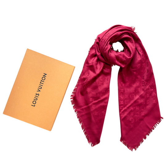 LOUIS VUITTON 老花 圍巾