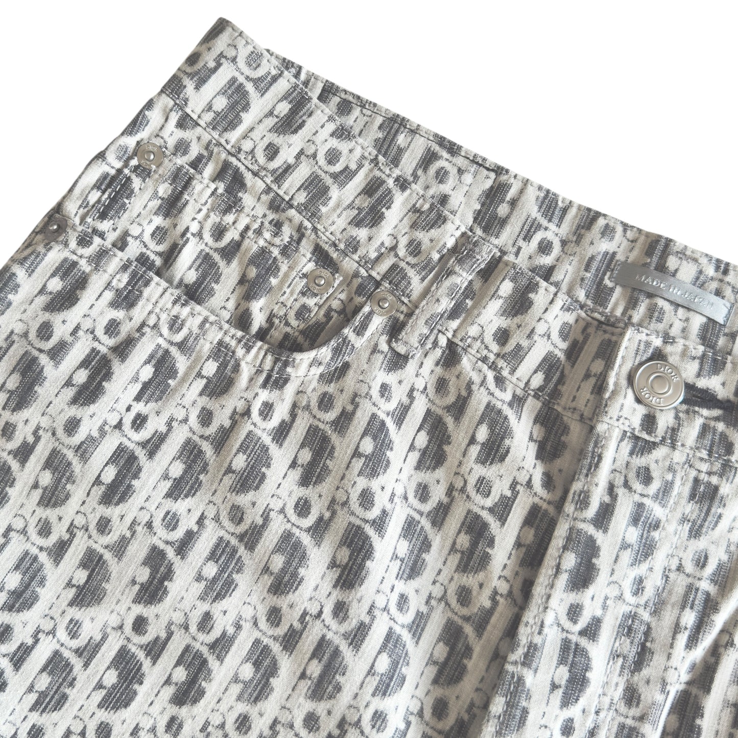 DIOR Oblique 老花 牛仔褲