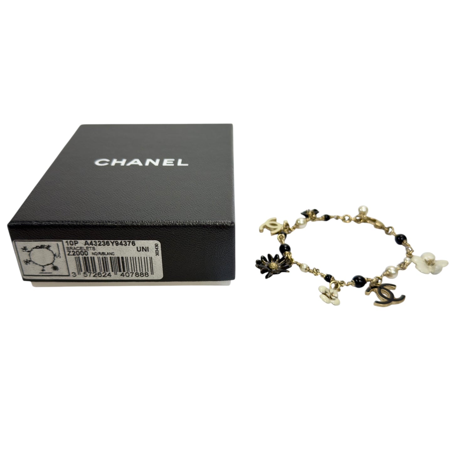 CHANEL CC 山茶花 掛飾 手鏈