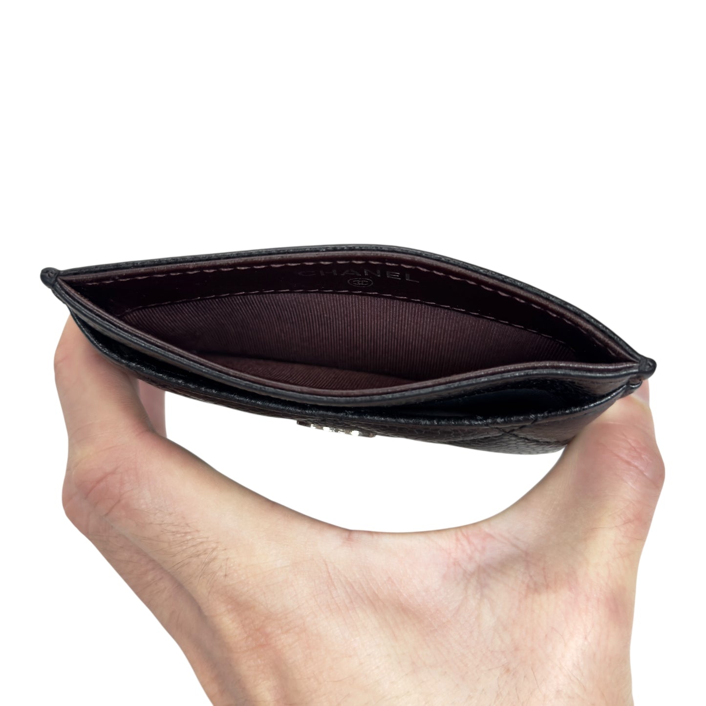 CHANEL CC 荔枝皮 卡包