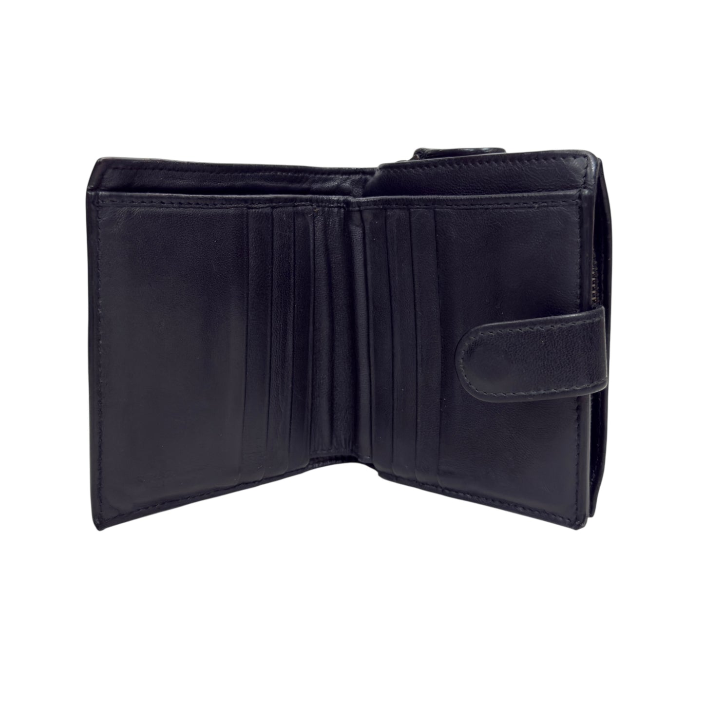 BOTTEGA VENETA 織皮 短銀包