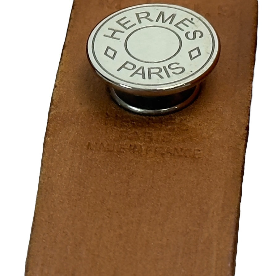 HERMES Clou De Selle 手帶 框Q刻