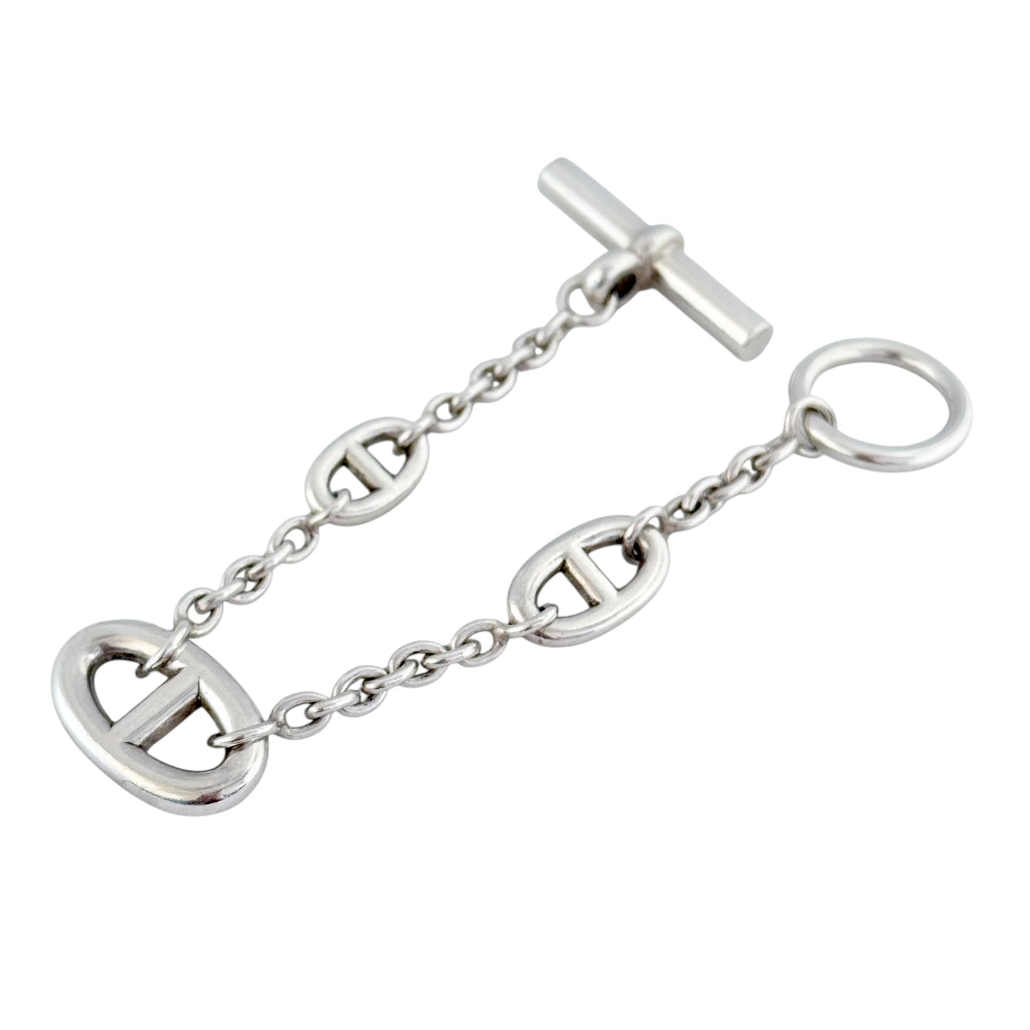 HERMES Farandole 豬鼻子🐽 純銀 手鏈