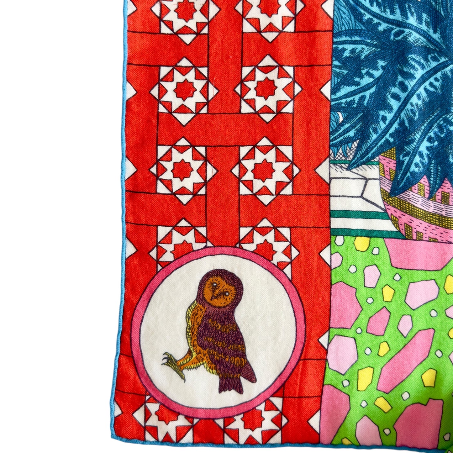 HERMES La Danse des Amazones shawl 140 女騎士之舞 羊絨 圍巾