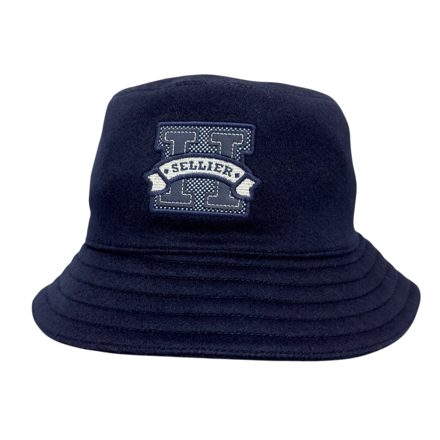 HERMES Harper H Sellier 純羊絨 漁夫帽