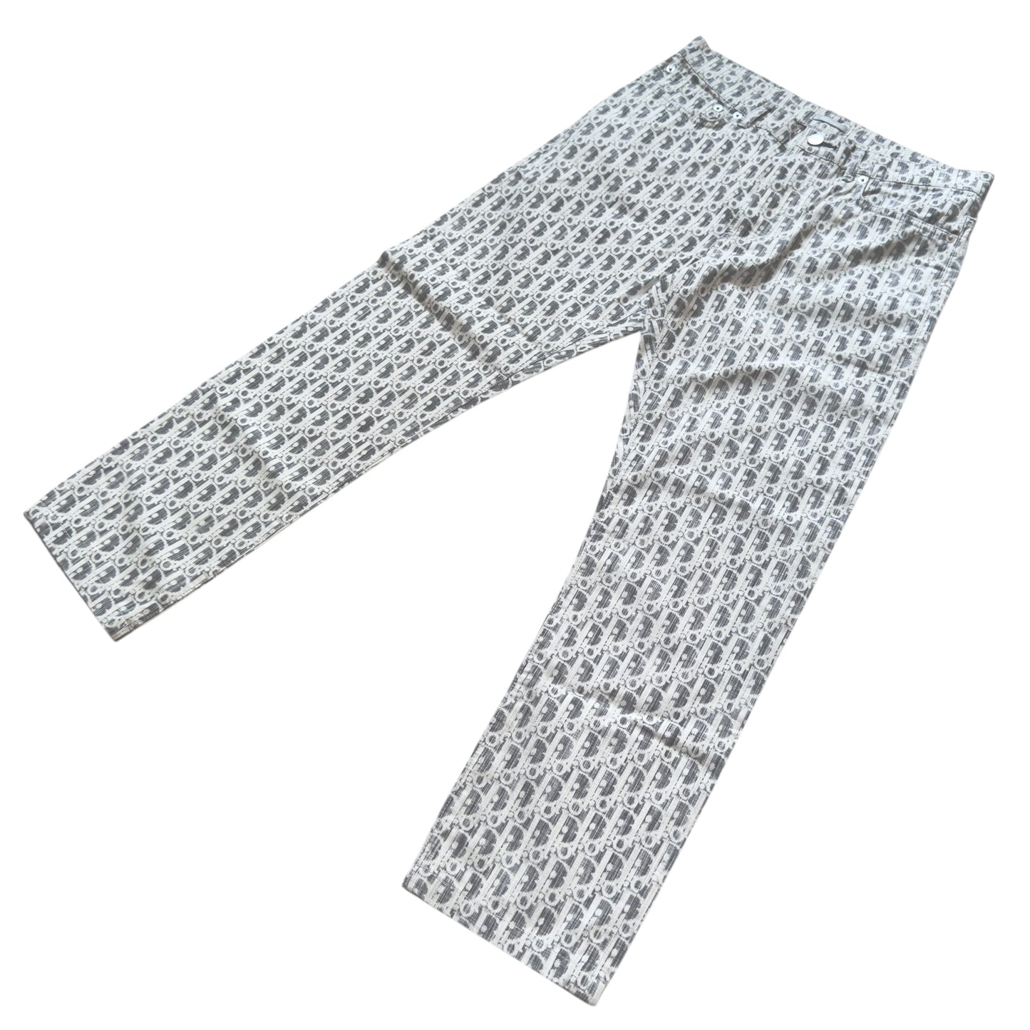 DIOR Oblique 老花 牛仔褲