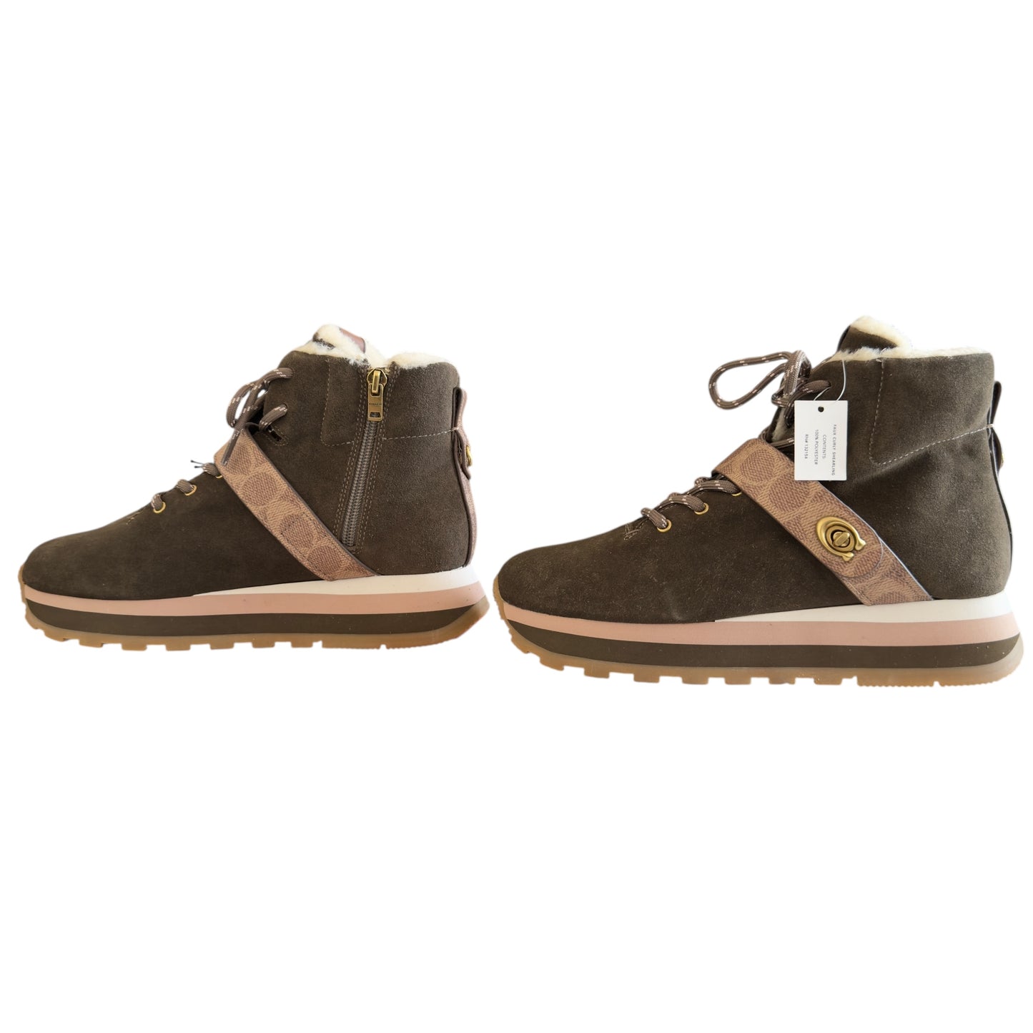 COACH 毛毛 厚底鞋 45MM