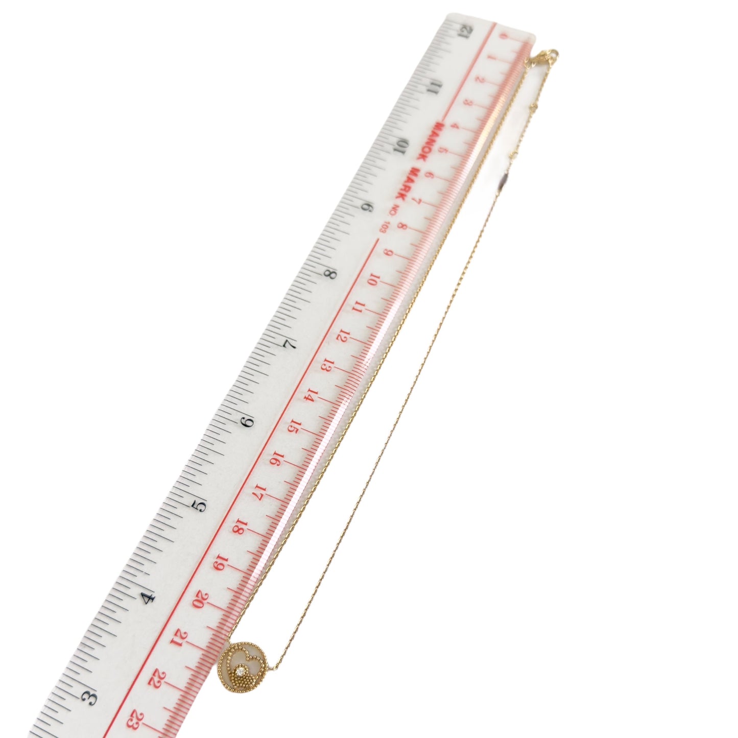 DIOR Rose des Vents 限定愛心🩷  18K金 鑽石 貝母 頸鏈