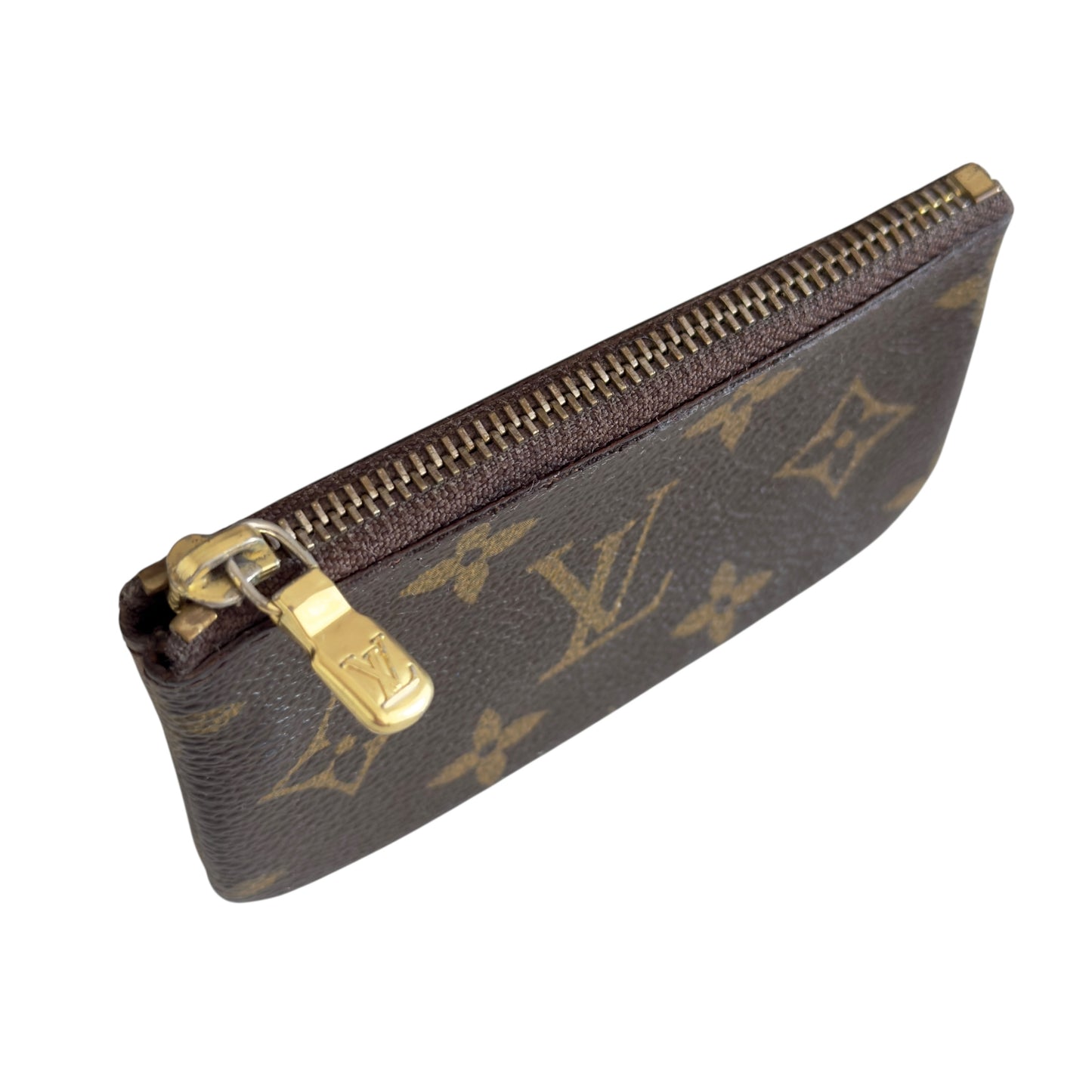 LOUIS VUITTON 老花 拉鏈鑰匙扣卡包