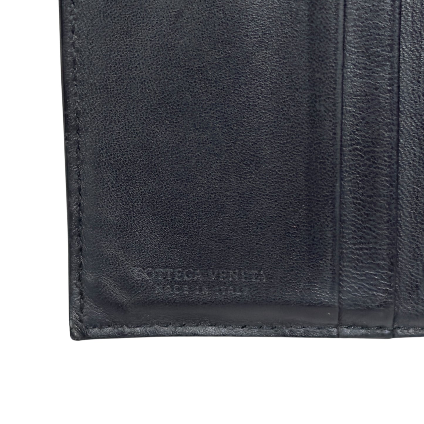 BOTTEGA VENETA 織皮 短銀包