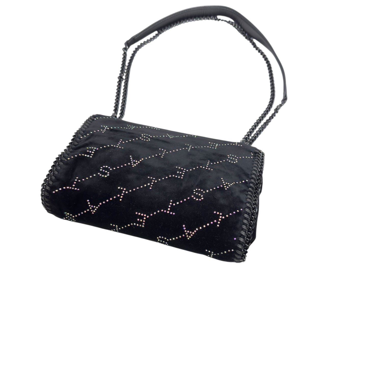 STELLA MCCARTNEY 水鑽 黑色 鏈條包