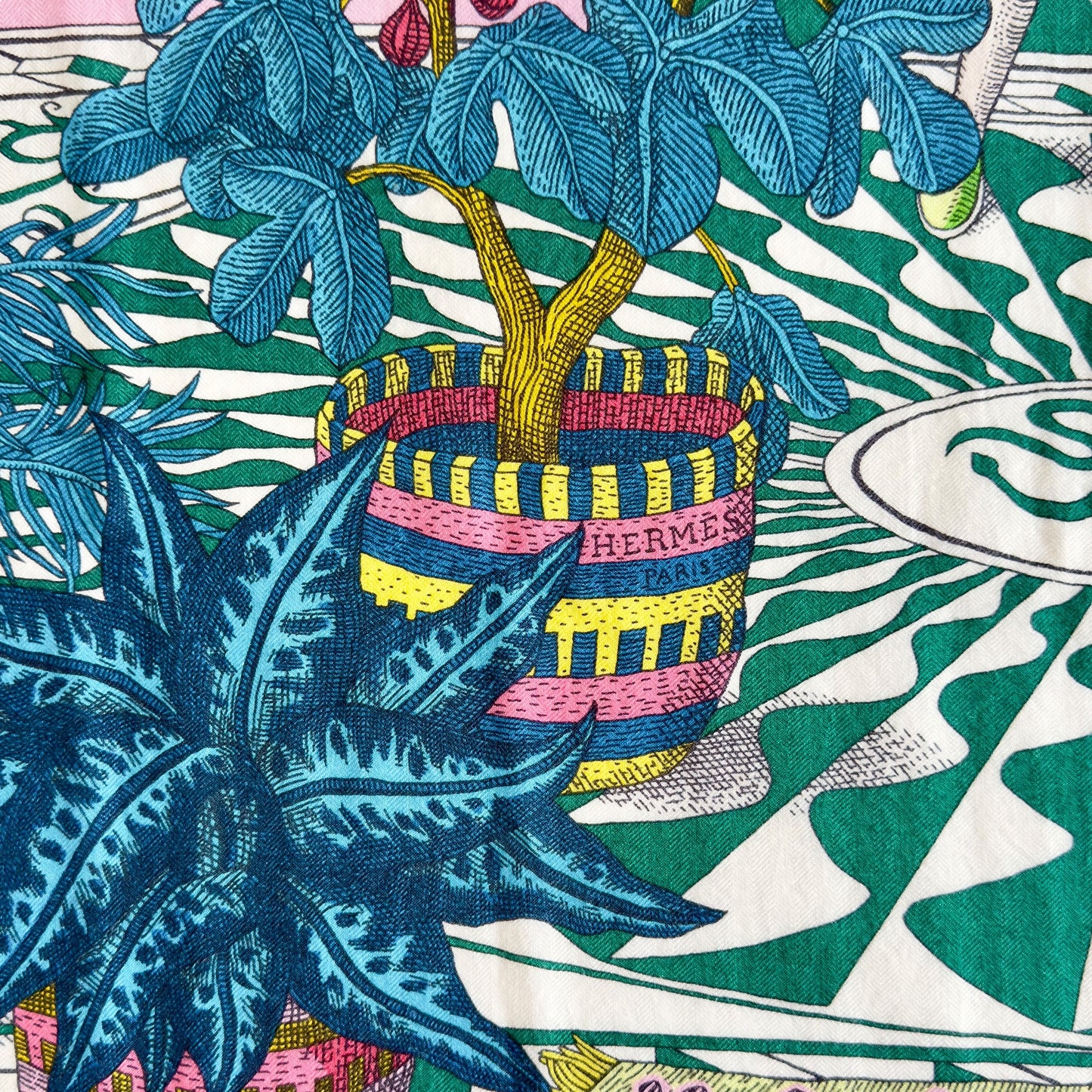 HERMES La Danse des Amazones shawl 140 女騎士之舞 羊絨 圍巾