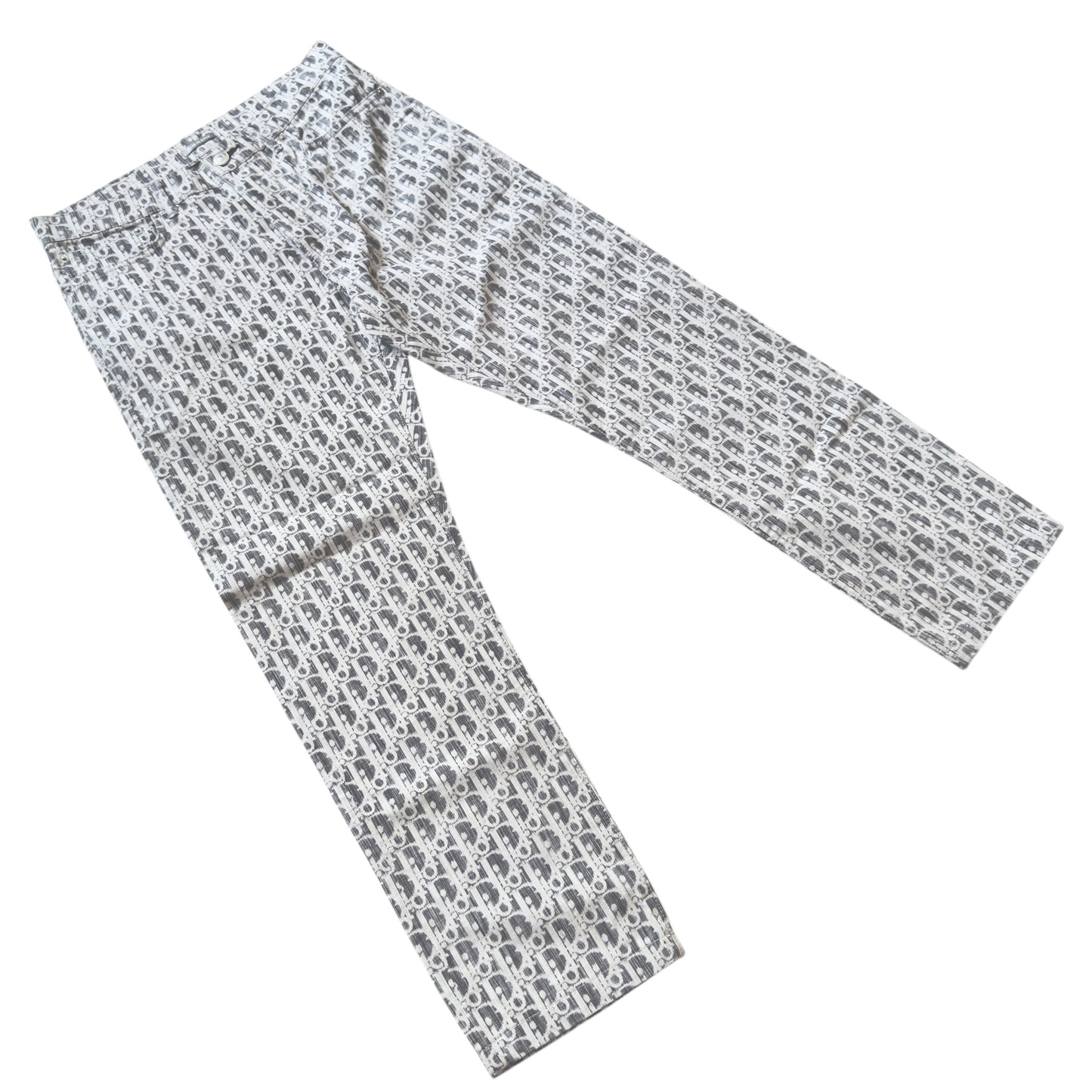 DIOR Oblique 老花 牛仔褲