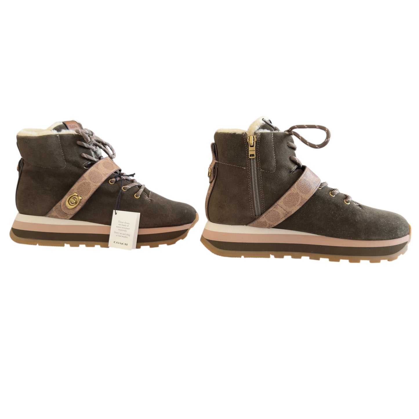 COACH 毛毛 厚底鞋 45MM