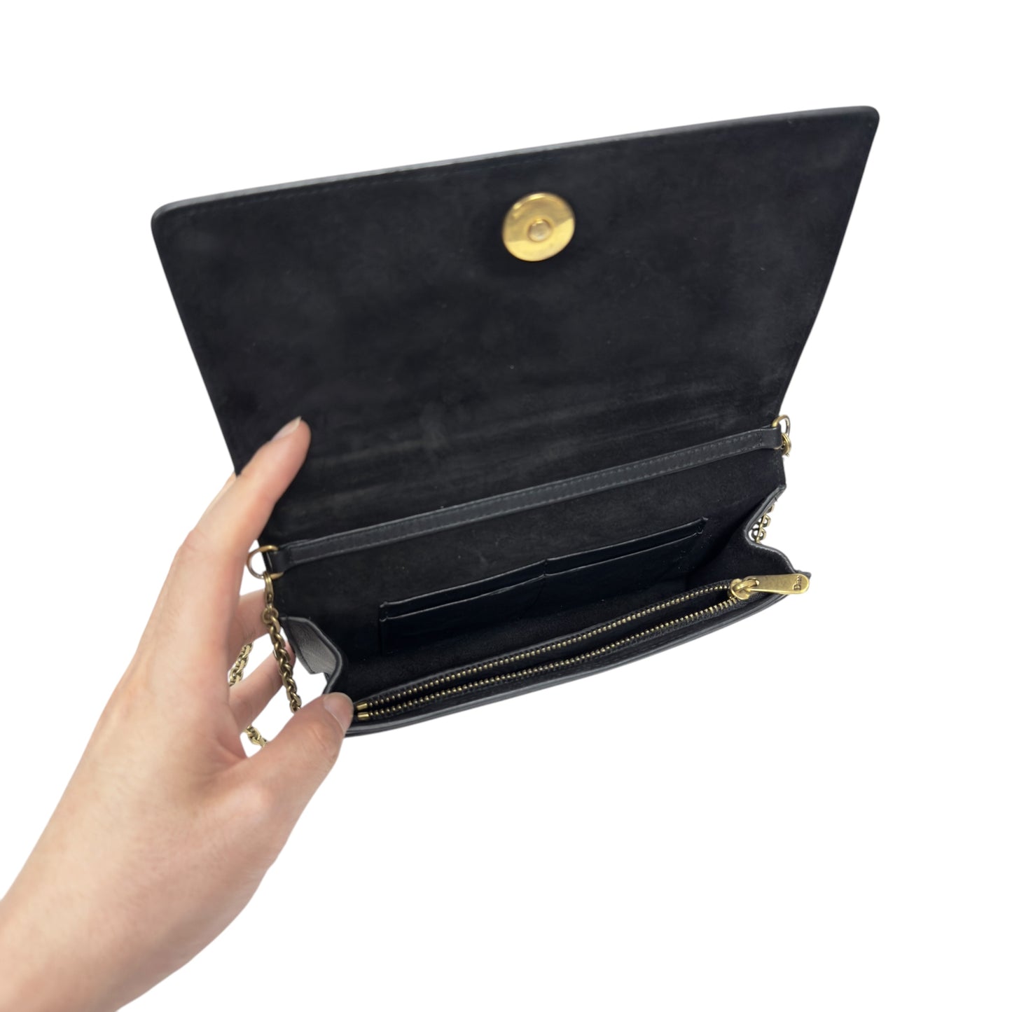 DIOR 幸運五角星 鏈條銀包