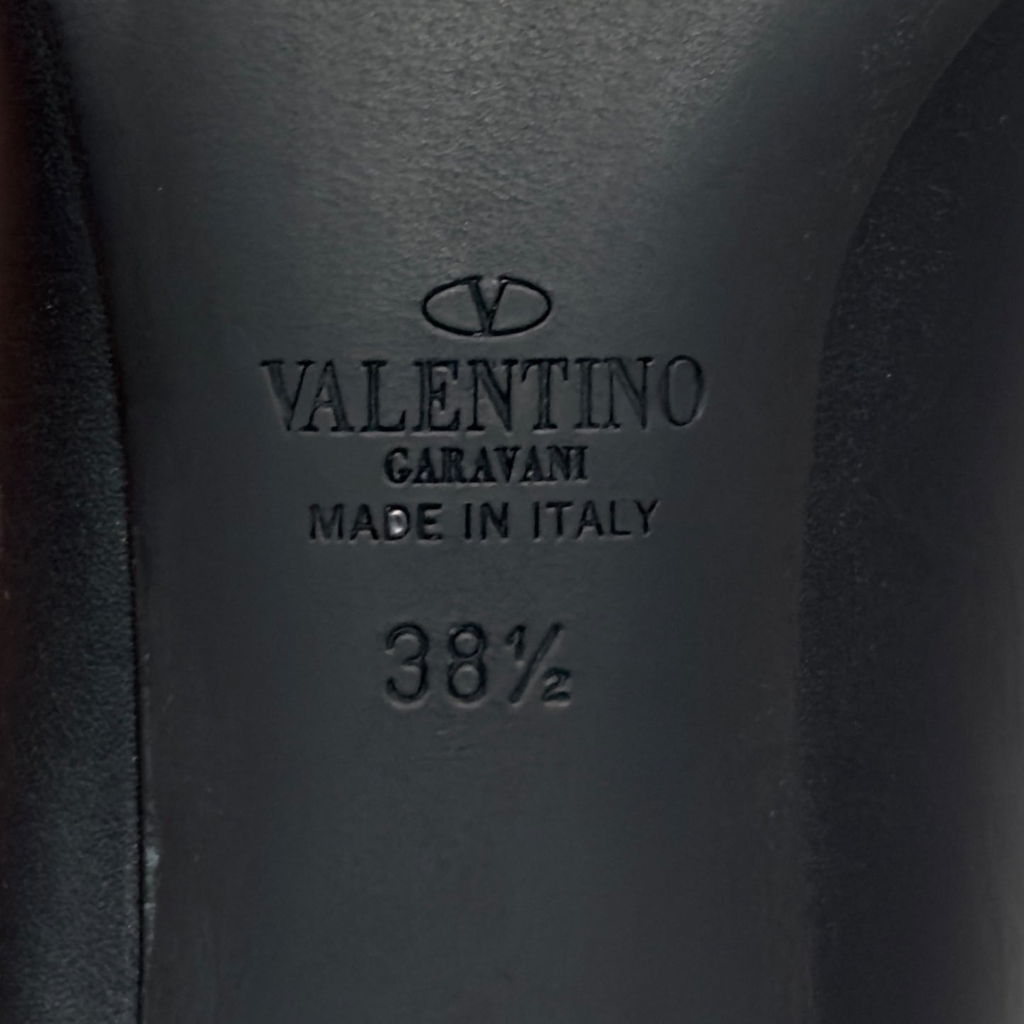 VALENTINO GARAVANI Noir Rockstud黑色 高跟鞋 85mm