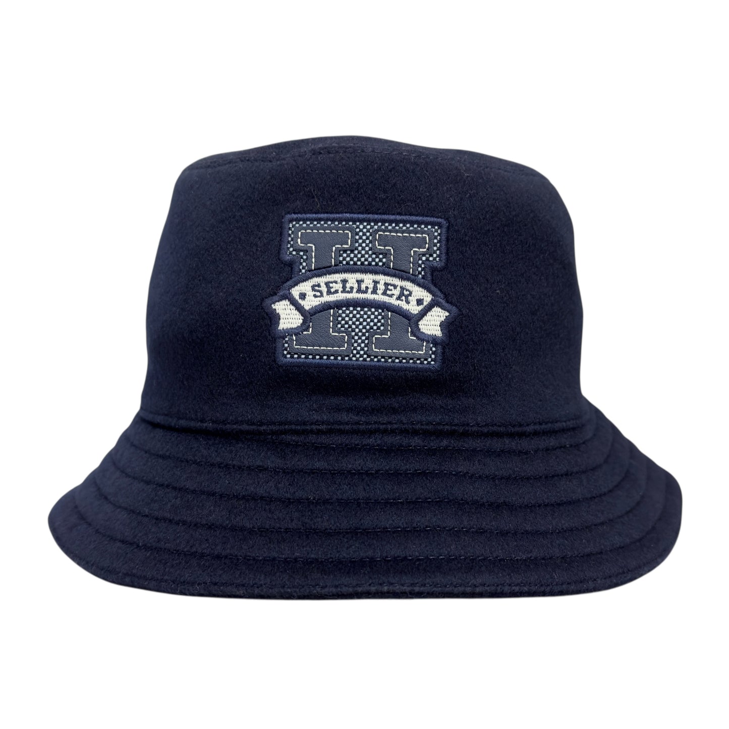 HERMES Harper H Sellier 純羊絨 漁夫帽