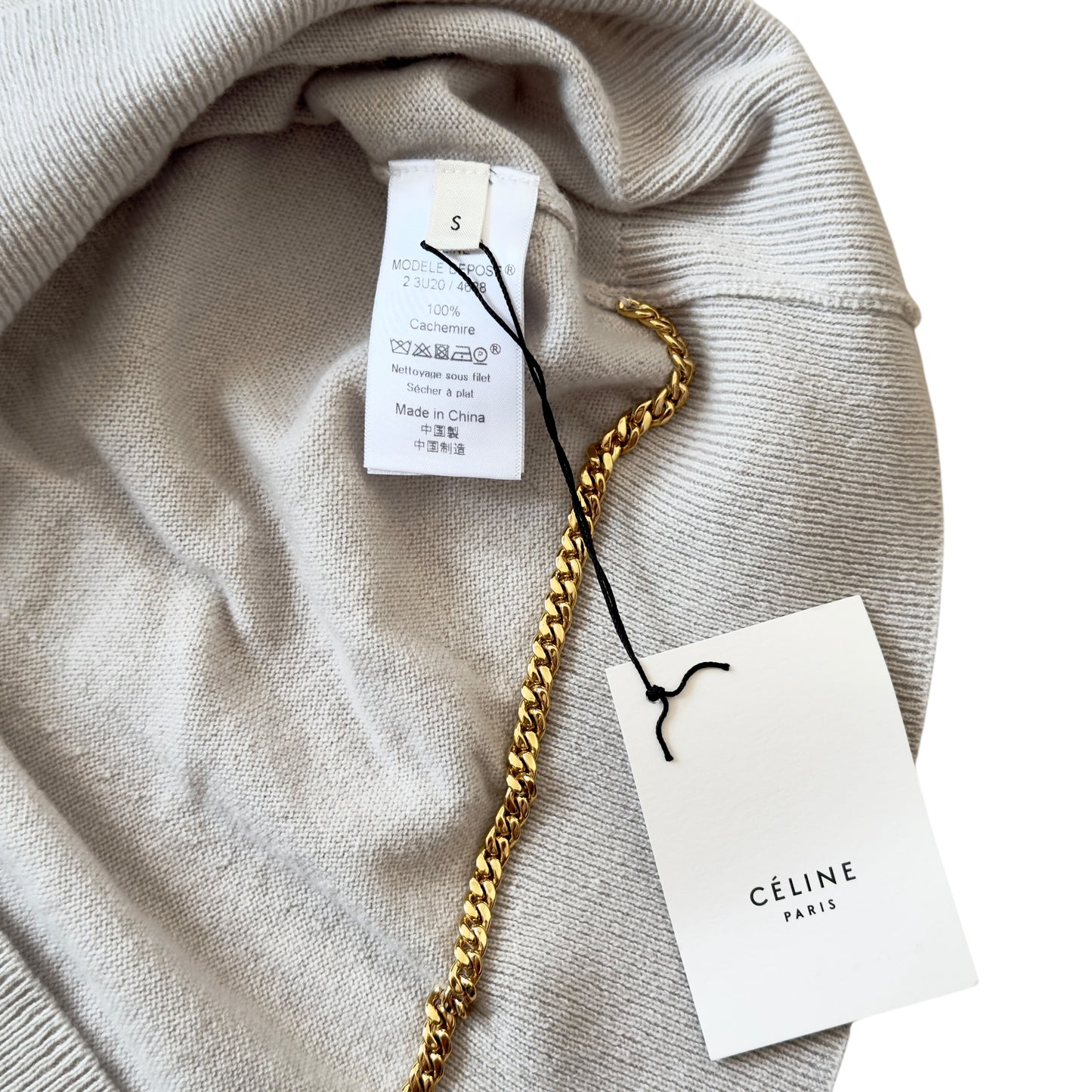 CELINE 凱旋門 純羊絨 長袖上衣