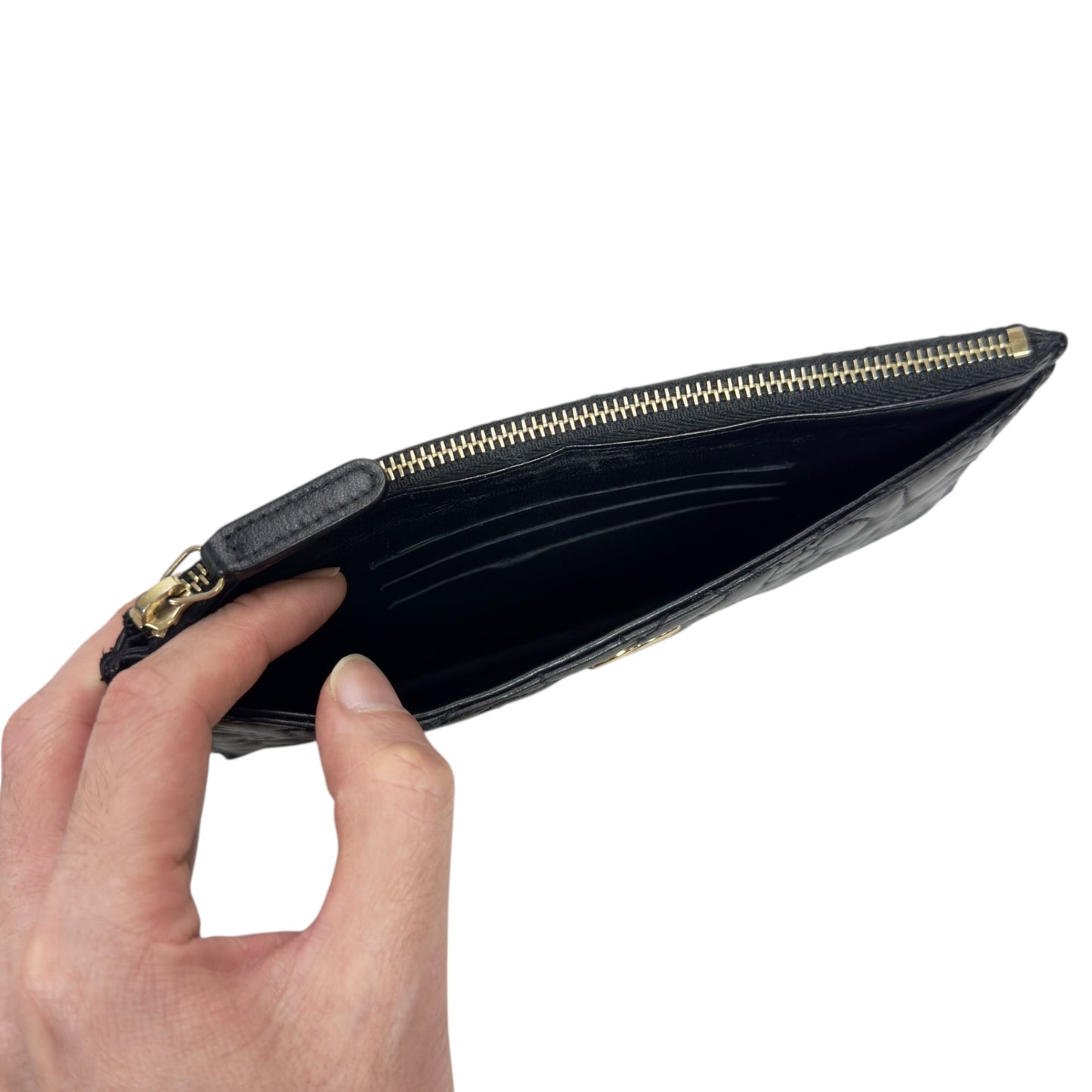 CHANEL *罕有紋路* CC 長銀包