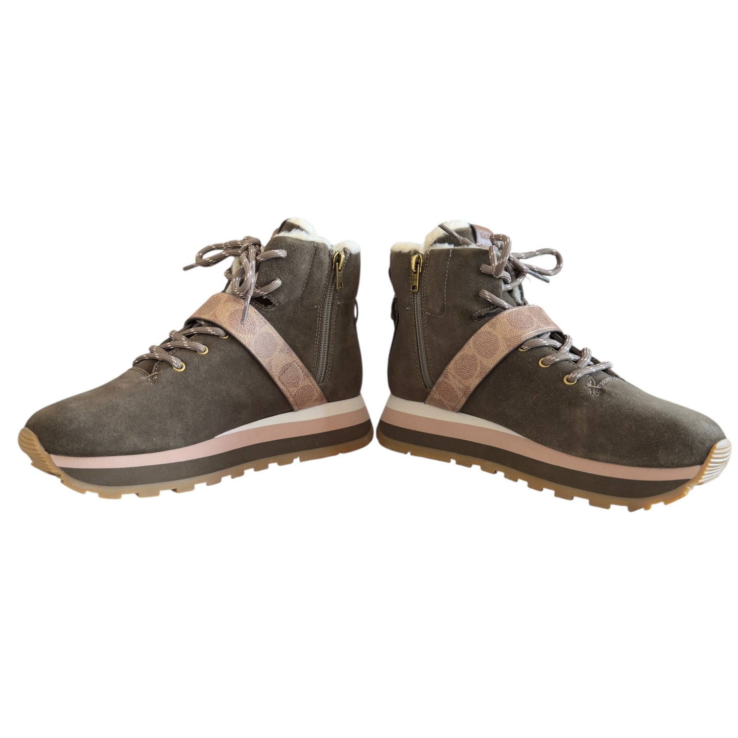 COACH 毛毛 厚底鞋 45MM