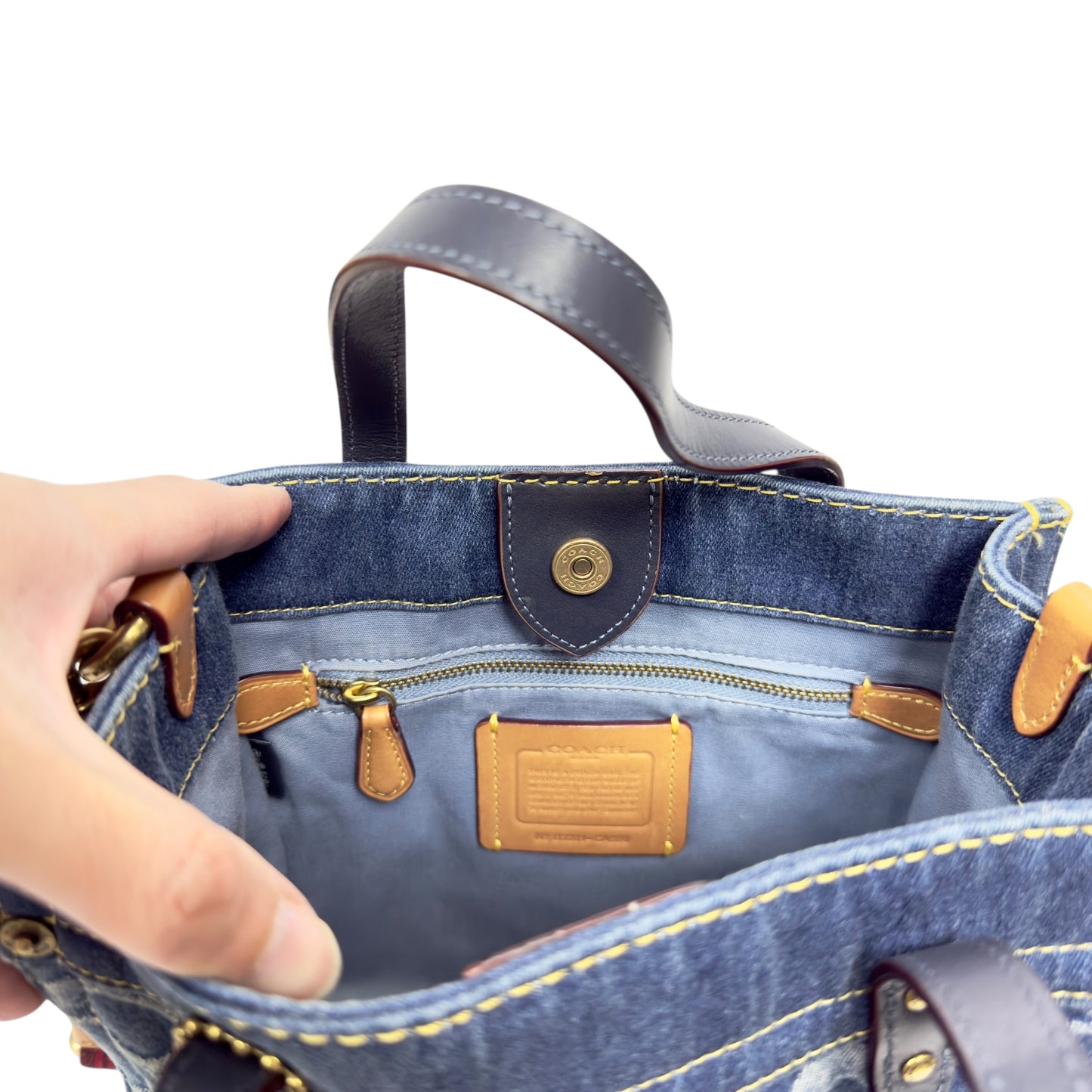 COACH 牛仔 2用袋