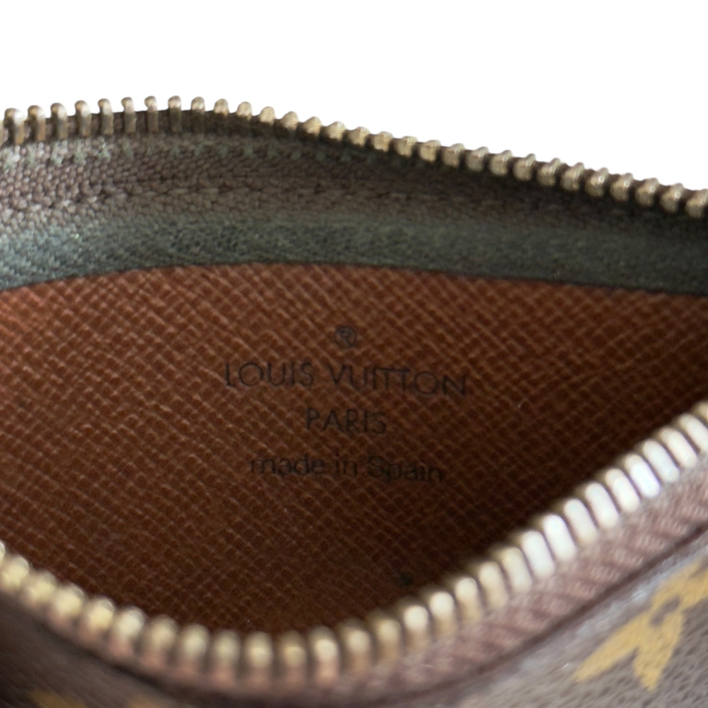 LOUIS VUITTON 老花 拉鏈鑰匙扣卡包