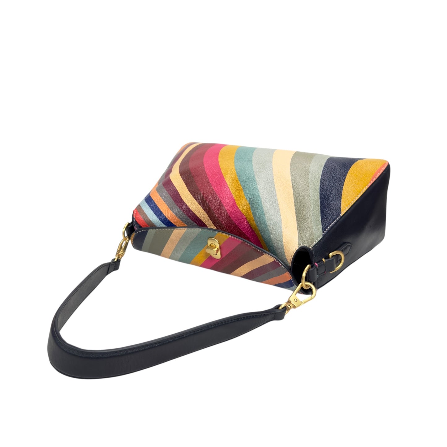 PAUL SMITH 經典彩色條紋 肩背包