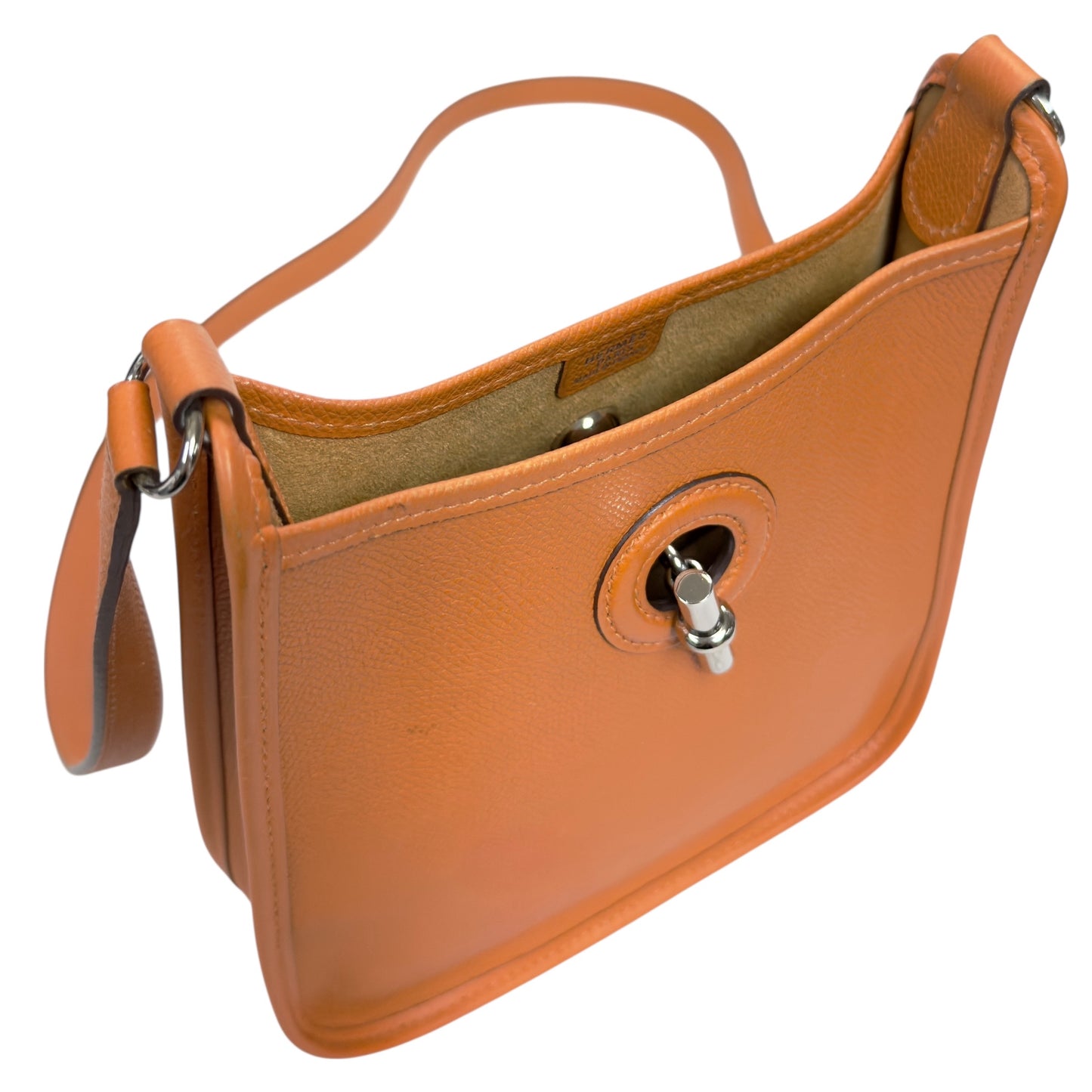 HERMES 中古 Vespa 斜揹袋 框H刻