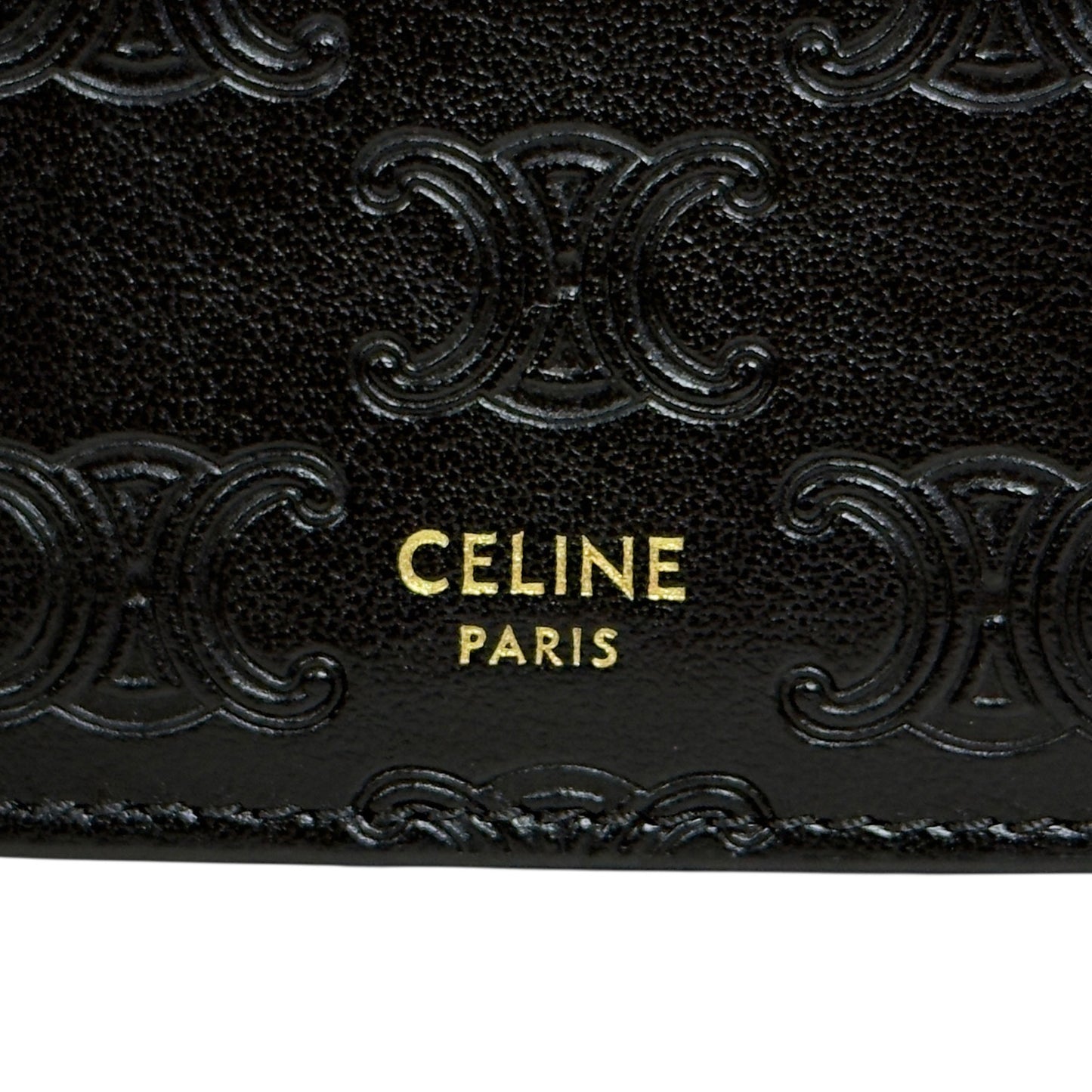 CELINE 凱旋門 拉鏈卡包