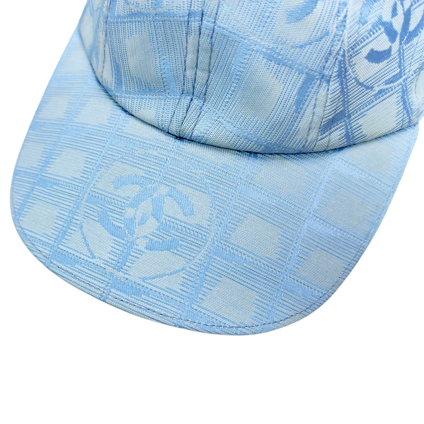 CHANEL CC 中古 冰塊格紋 棒球帽