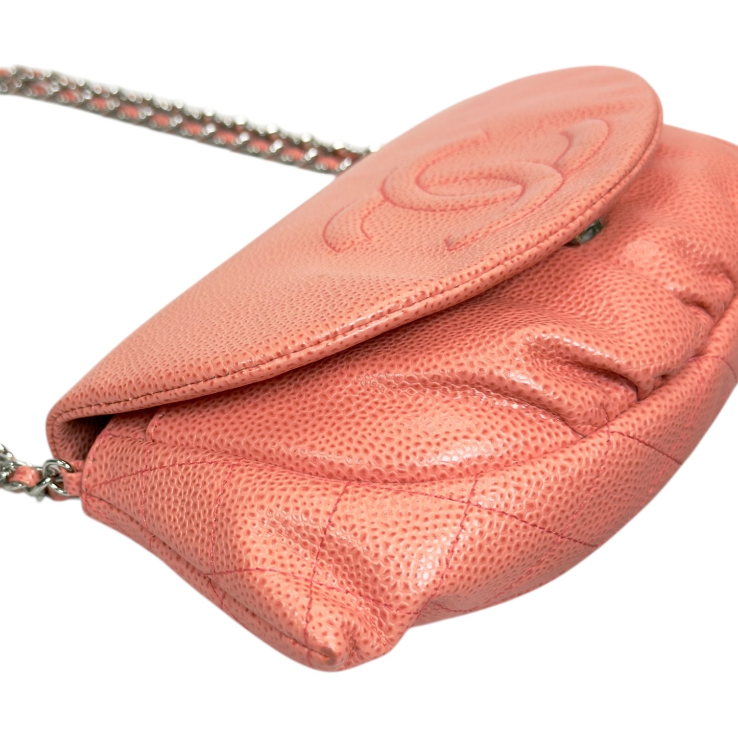 CHANEL CC 荔枝皮 多用途鏈條包