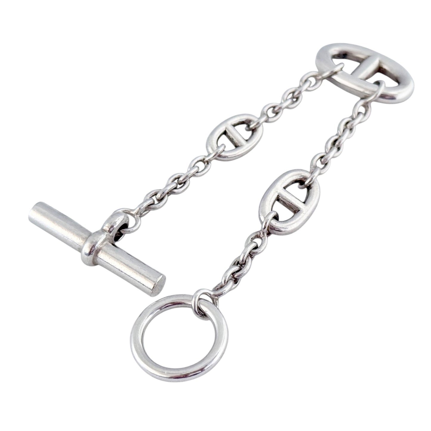 HERMES Farandole 豬鼻子🐽 純銀 手鏈