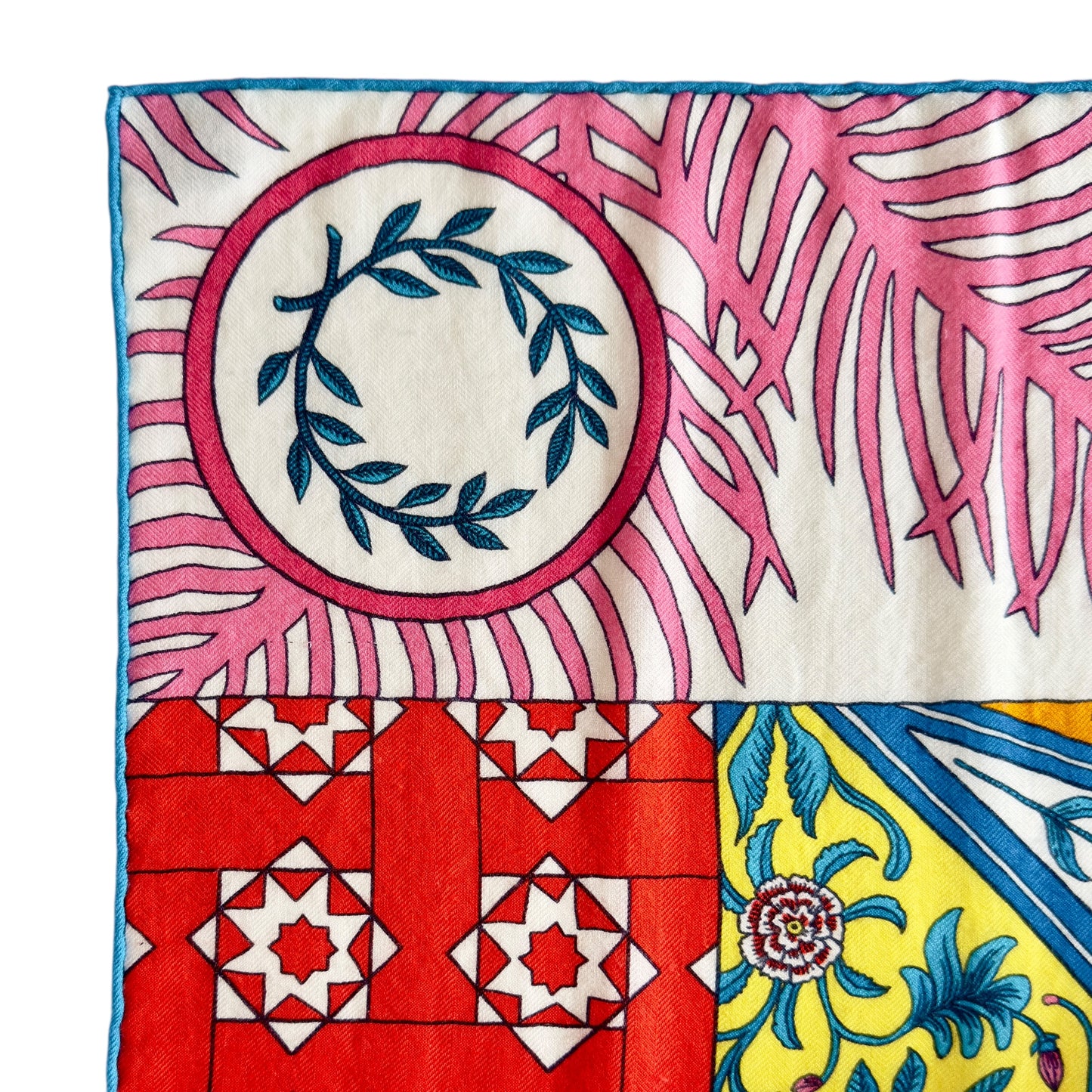 HERMES La Danse des Amazones shawl 140 女騎士之舞 羊絨 圍巾