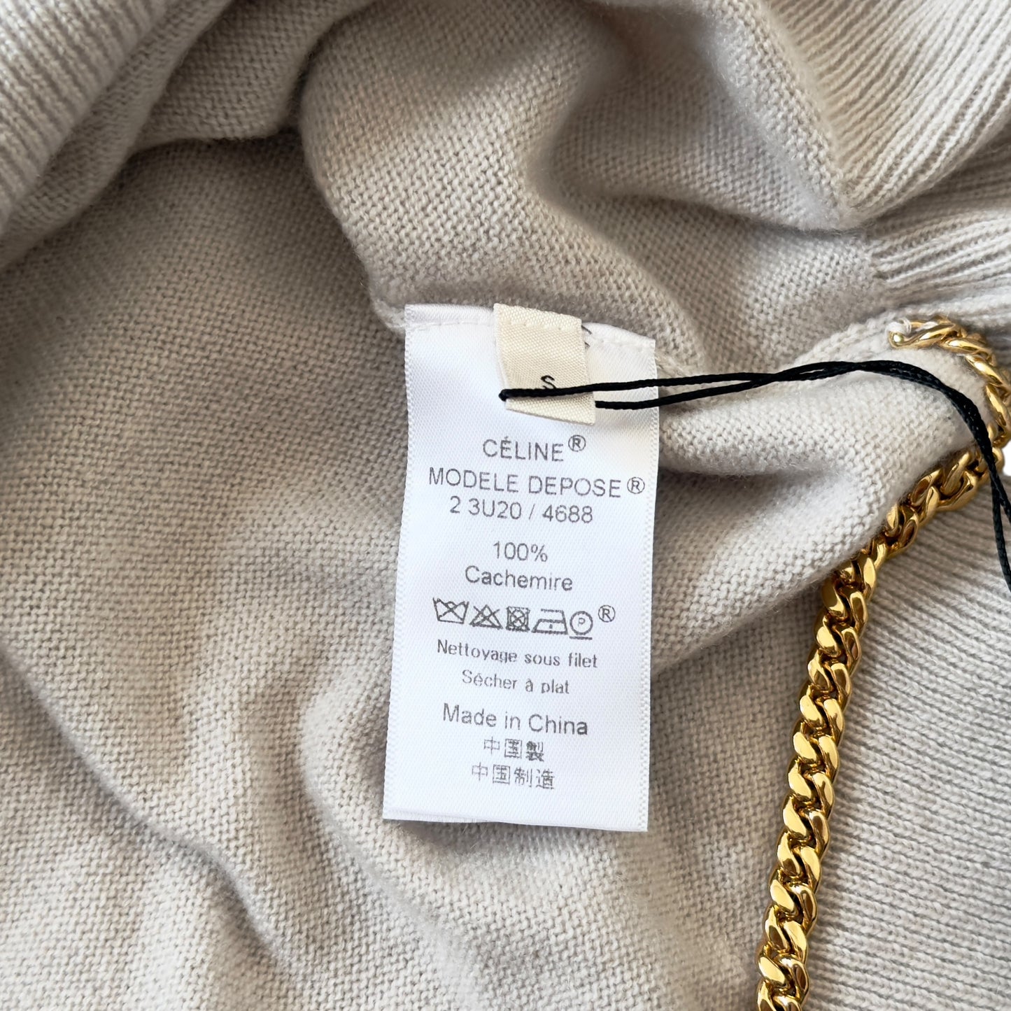 CELINE 凱旋門 純羊絨 長袖上衣