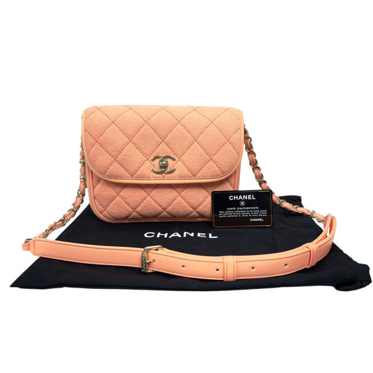 CHANEL CC 牛仔 斜揹袋