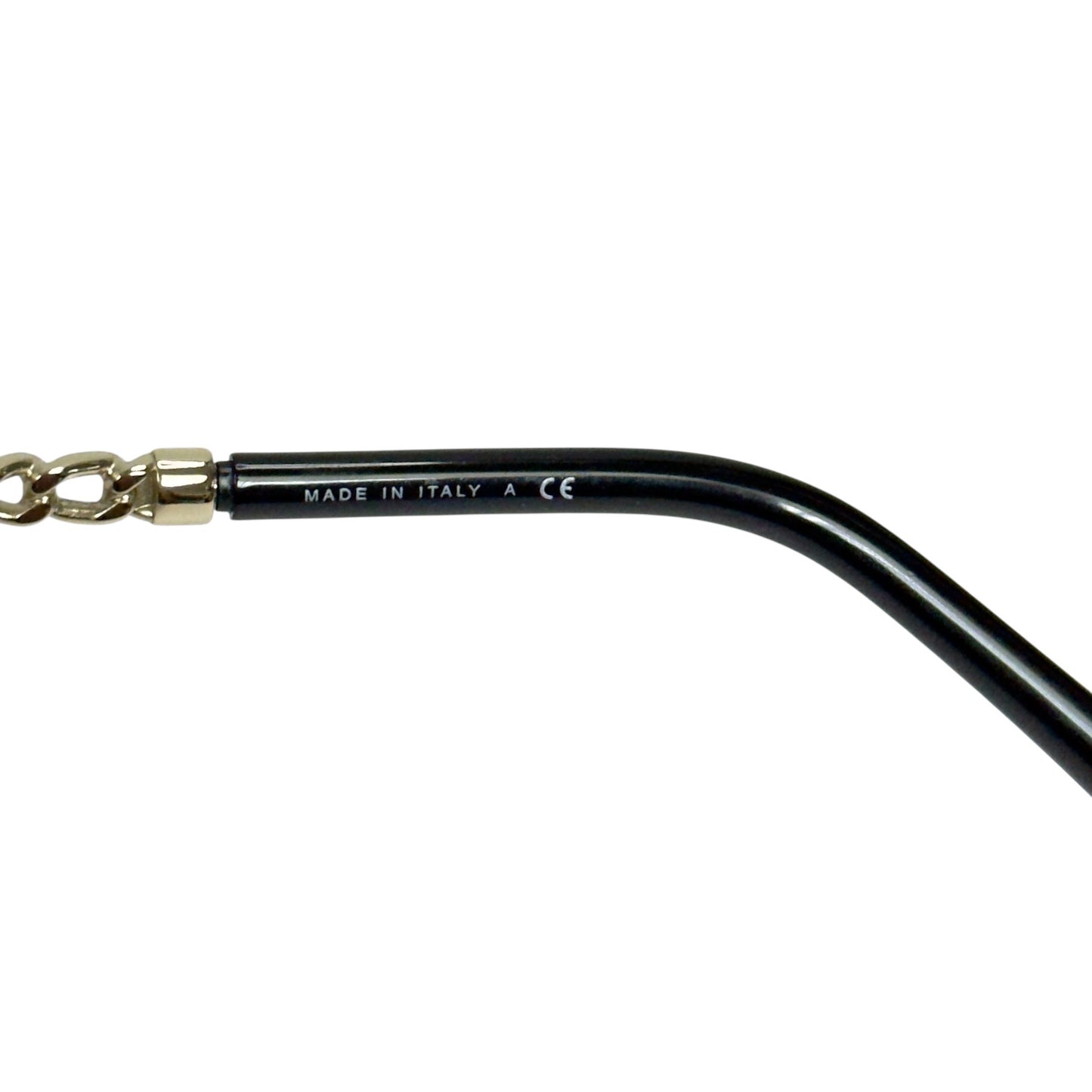 CHANEL CC 珍珠鏈條綴飾圓形太陽眼鏡