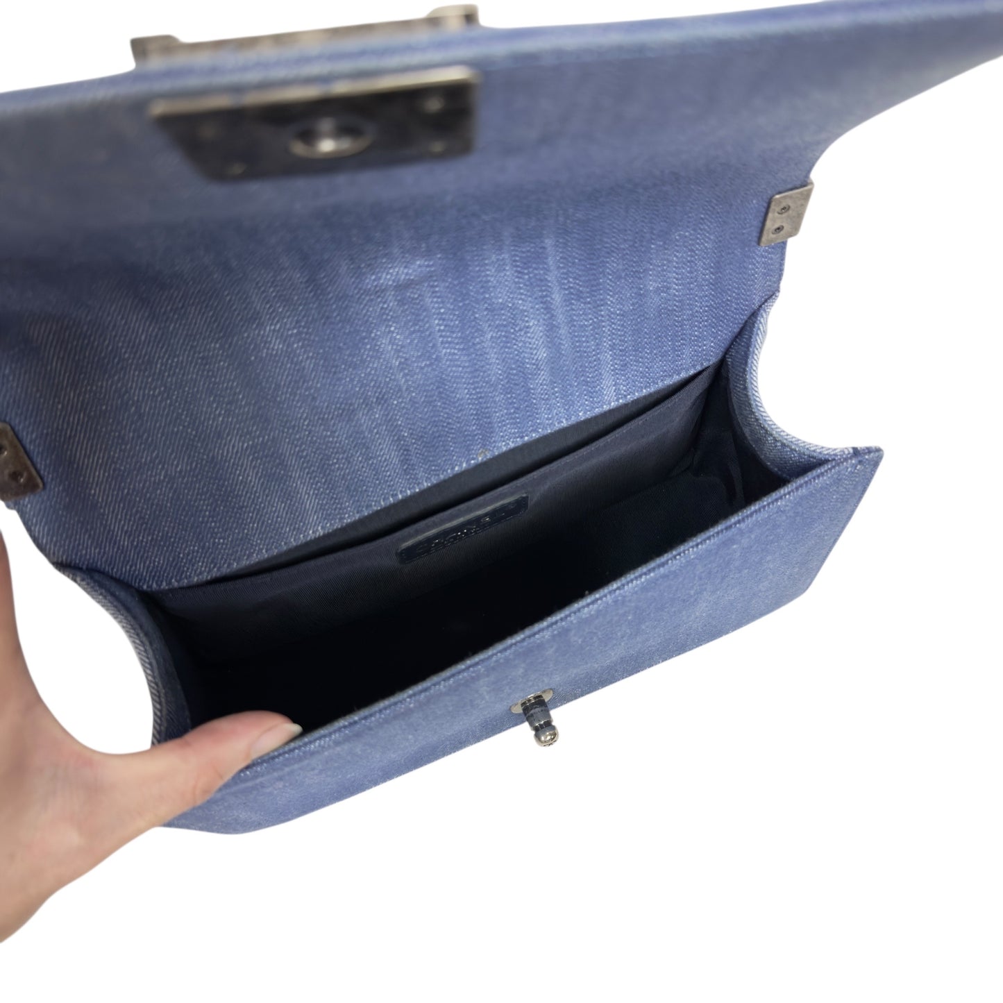 CHANEL Boy 洗水牛仔布 手袋