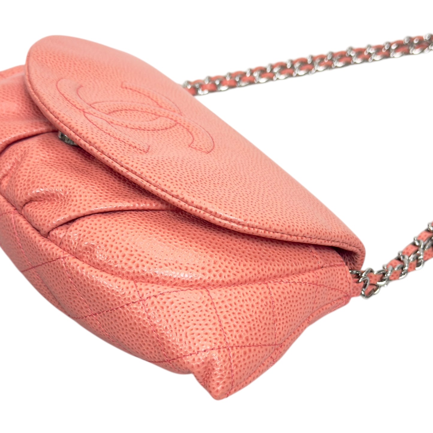 CHANEL CC 荔枝皮 多用途鏈條包