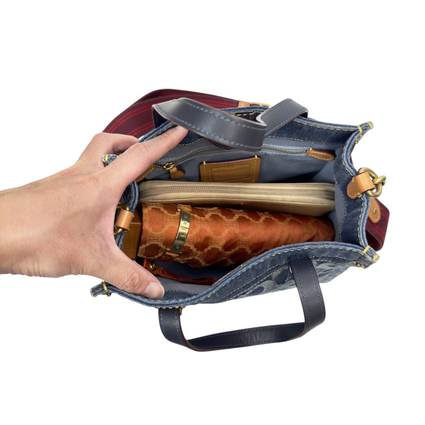 COACH 牛仔 2用袋