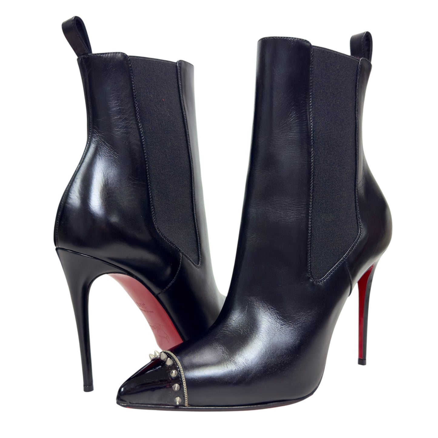 CHRISTIAN LOUBOUTIN Banjo 高踭短靴 100MM