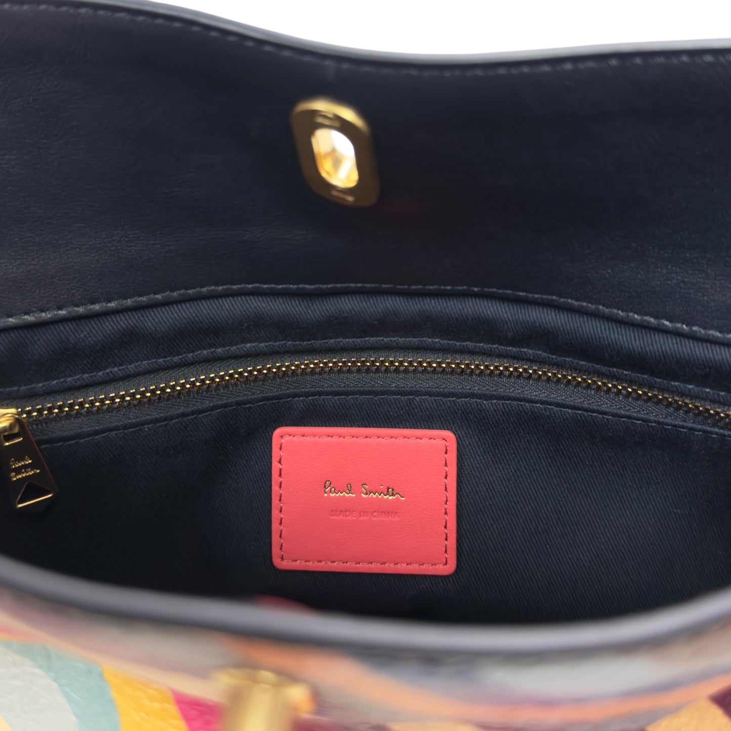 PAUL SMITH 經典彩色條紋 肩背包