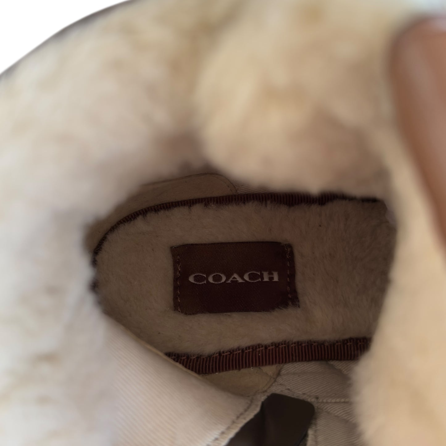 COACH 毛毛 厚底鞋 45MM
