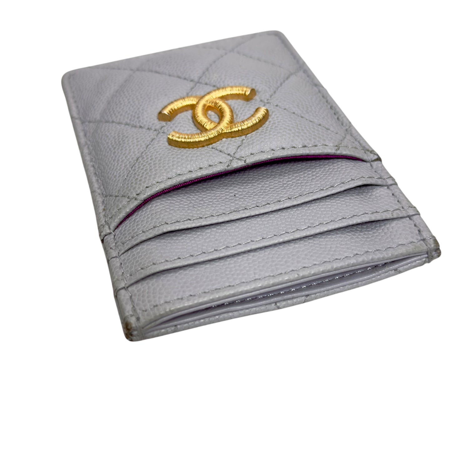 CHANEL CC 荔枝皮 卡包