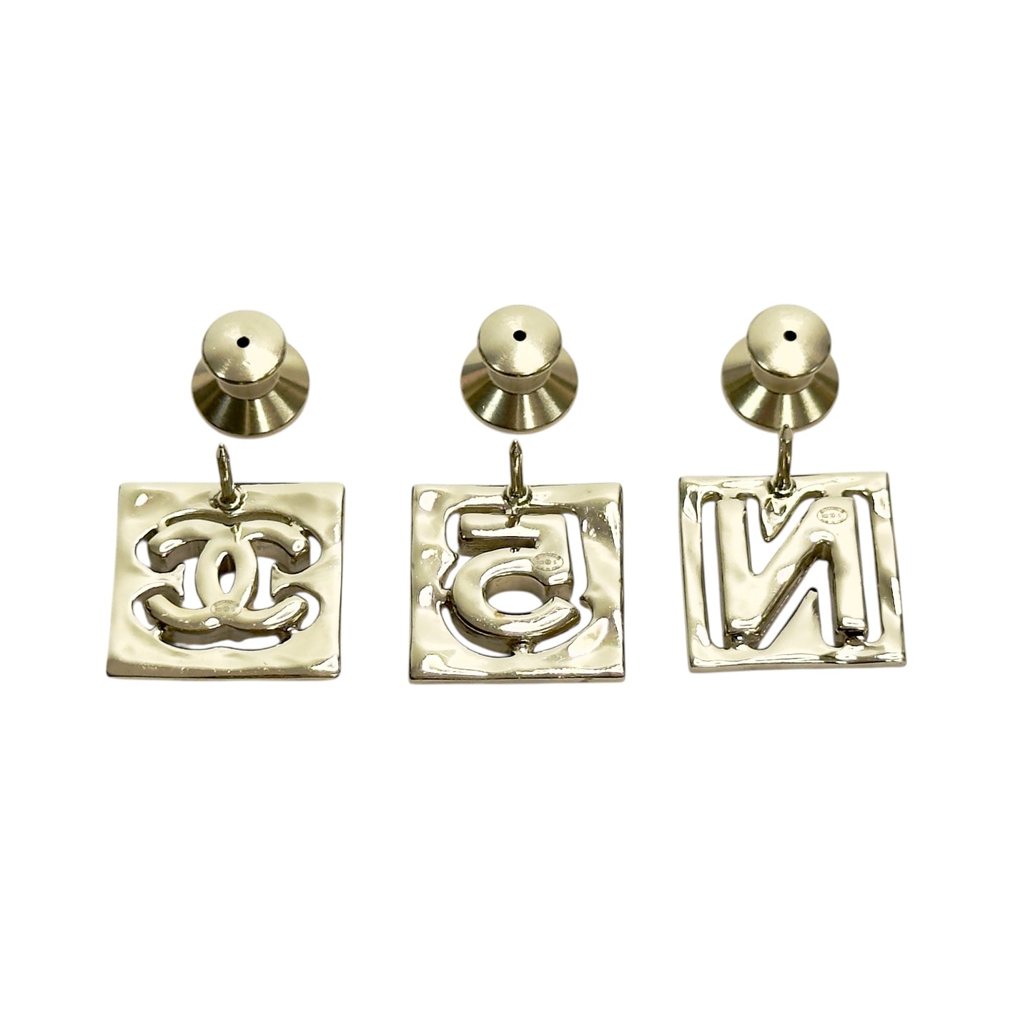 CHANEL CC 水鑽 *一套3個* 扣針組合